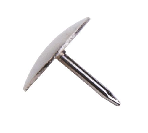 Кнопки канцелярские DELI, никелированные 10 мм, 100 штук в пластиковой коробке