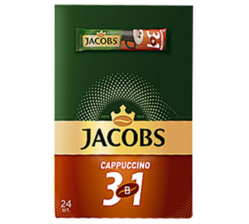 Кофе Jacobs 3в1 Капучино 12,5г растворимый