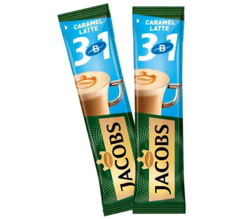 Кофе Jacobs 3в1 "Карамель Латте" 