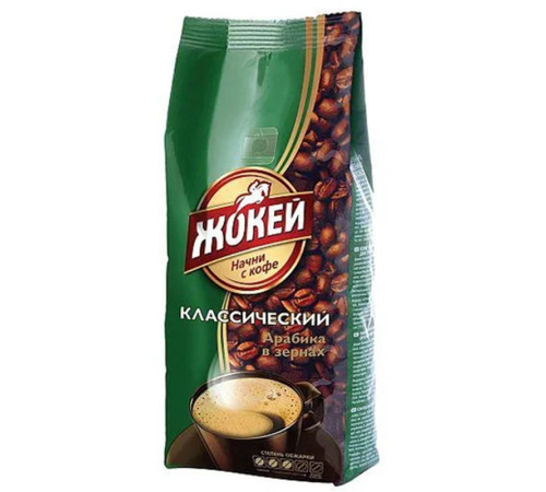 Кофе молотый Жокей Классический, 450 гр, мягкая упаковка