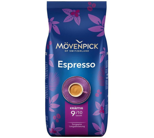 Кофе Movenpick "Espresso" в зернах, 1000 гр, мягкая упаковка