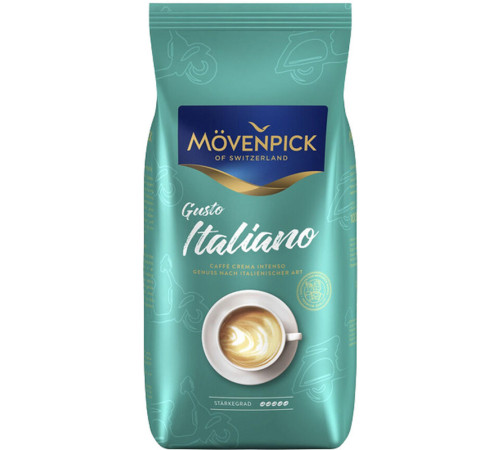 Кофе Movenpick "Gusto Italiano" в зернах, 1000 гр, мягкая упаковка