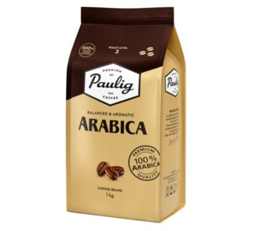 Кофе Paulig Arabica в зернах, 1000 гр, мягкая упаковка