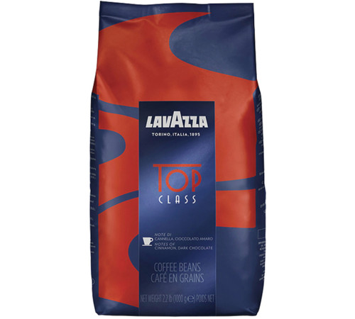 Кофе в зернах Lavazza "TOP Class", вакуумный пакет, 1кг