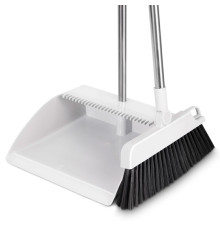 Комплект для уборки DELI, совок + щетка,  серый