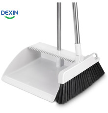 Комплект для уборки DELI, совок + щетка,  серый