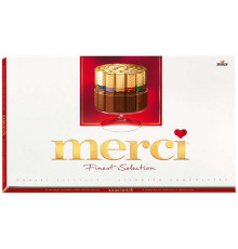 Конфеты шоколадные "Merci", ассорти, 400 гр