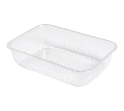 Контейнер одноразовый 750мл, 180х132х45 мм, 100шт/уп, прозрачный