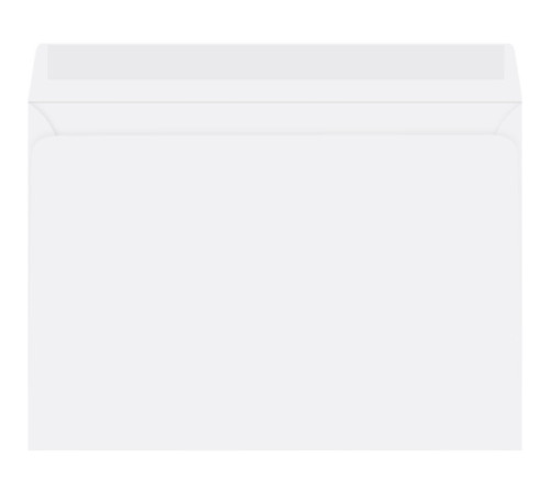 Конверт С5 OfficeSpace (162х229 мм) белый, отрывная лента