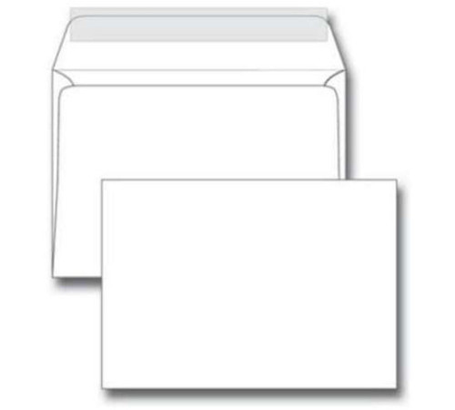Конверт С6 Ряжская печатная фабрика (114х162 мм) белый, удаляемая лента
