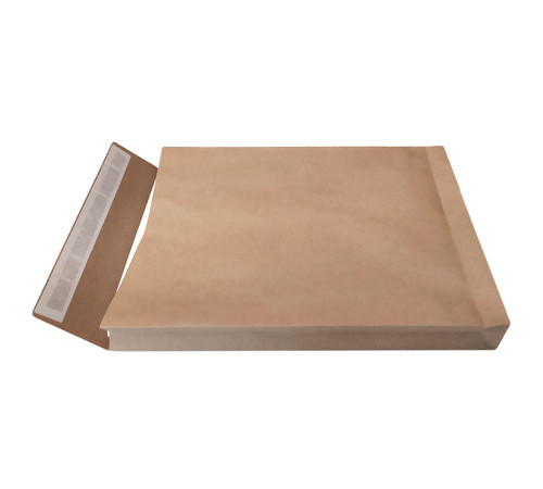 Конверт В4 KurtStrip (250х353х40 мм) пакет, с расширением, коричневый