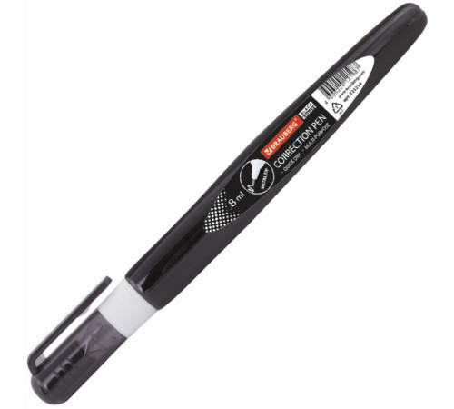 Корректирующая ручка BRAUBERG, 8 мл, металлический наконечник