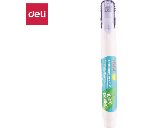 Корректирующая ручка DELI, 8 мл, металлический наконечник