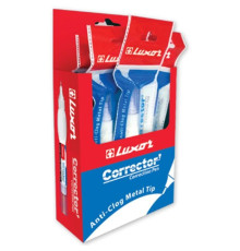 Корректирующая ручка LUXOR, 7 мл, металлический наконечник