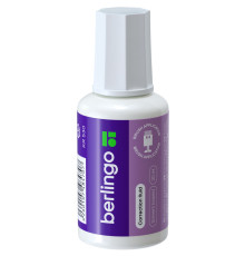 Корректирующая жидкость Berlingo на химической основе, 20мл.