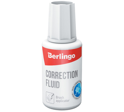 Корректирующая жидкость Berlingo на химической основе, 20мл.