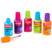 Корректирующая жидкость Berlingo "Fuze" на химической основе, 20 мл.