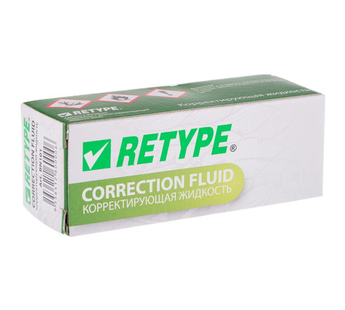 Корректирующая жидкость RETYPE, 20 мл, с кисточкой