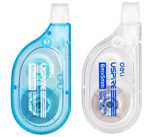 Корректирующий роллер DELI,  5 мм х 6 м, ассорти