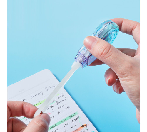 Корректирующий роллер, DELI "Neonup", 5 мм х 7 м, ассорти