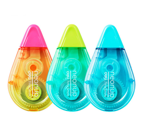 Корректирующий роллер, DELI "Neonup", 5 мм х 7 м, ассорти