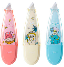 Корректирующий роллер, DELI "PupuBaby", 5 мм х 6 м, ассорти