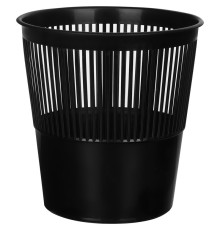 Корзина для мусора OfficeClean 9 литров, сетчатая, черная