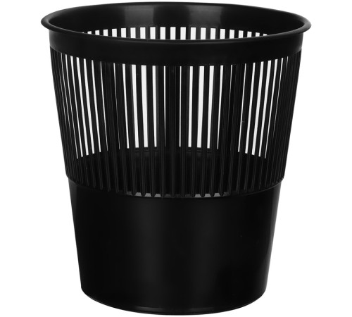 Корзина для мусора OfficeClean 9 литров, сетчатая, черная