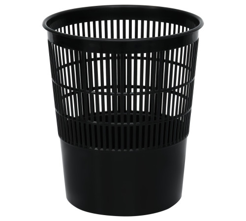 Корзина для мусора СТАММ 14 литров, сетчатая, черная