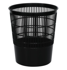 Корзина для мусора СТАММ 18 литров, сетчатая, черная