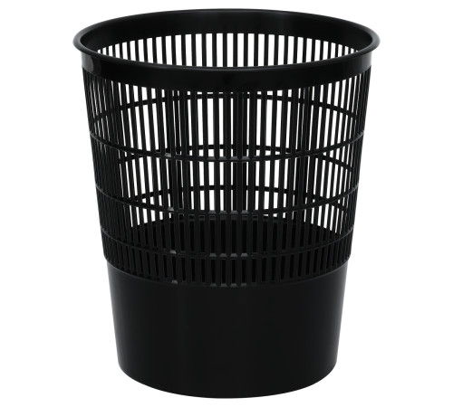 Корзина для мусора СТАММ 18 литров, сетчатая, черная