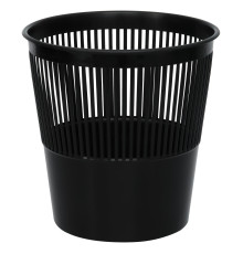 Корзина для мусора СТАММ 9 литров, сетчатая, черная