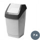 Корзина ХАПС для мусора , 25 литров, серая