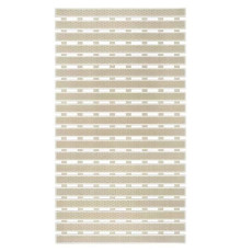 Коврик противоскользящий с присосками "ИДЕАЛ" 38х69 см, бежевый