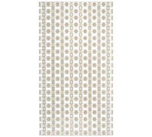 Коврик противоскользящий с присосками "ИДЕАЛ" 38х69 см, бежевый