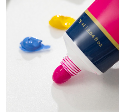 Краска акриловая DELI художественная, глянцевая, 75 мл., жженая умбра, туба