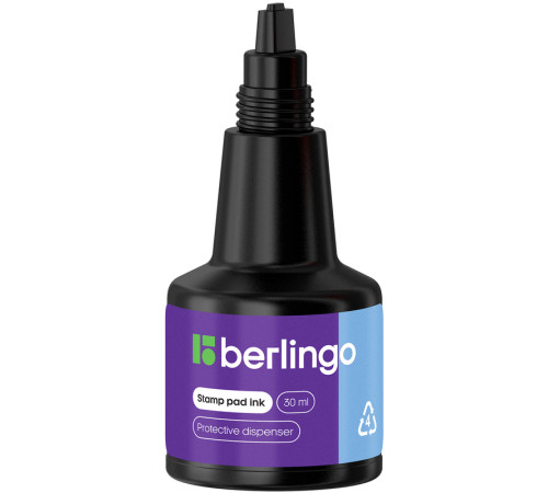Краска штемпельная Berlingo, 30 мл, синяя