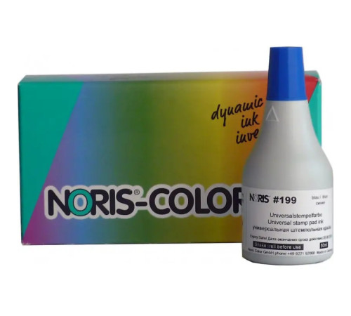 Краска штемпельная NORIS 199  50 мл, синяя