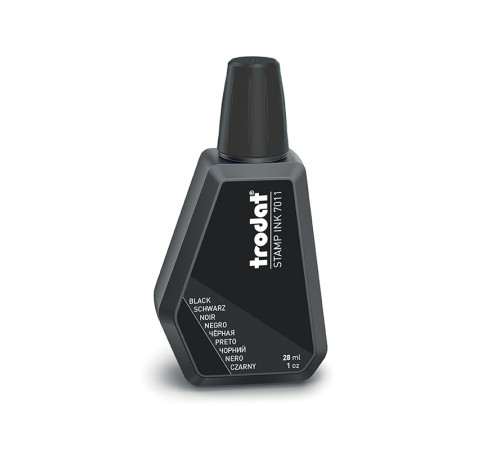 Краска штемпельная TRODAT, 28 мл, черная