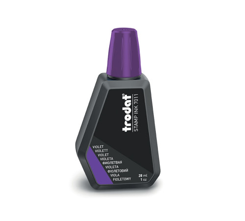 Краска штемпельная TRODAT, 28 мл, фиолетовая