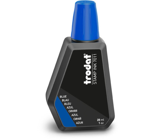 Краска штемпельная TRODAT, 28 мл, синяя