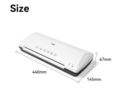 Ламинатор DELI "ET105" формата A3 (250 мм/мин)