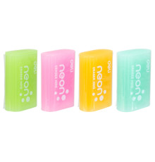 Ластик DELI (39х27х12 мм) неон ассорти