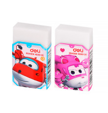 Ластик DELI, белый (45х25х12 мм)