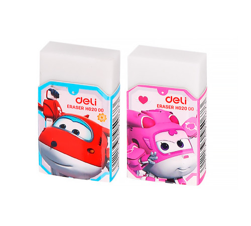 Ластик DELI, белый (45х25х12 мм)