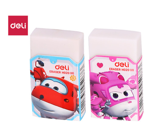 Ластик DELI, белый (45х25х12 мм)