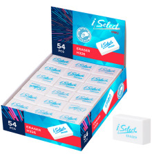 Ластик DELI " i Select", прямоугольный, белый (26х17х9 мм)