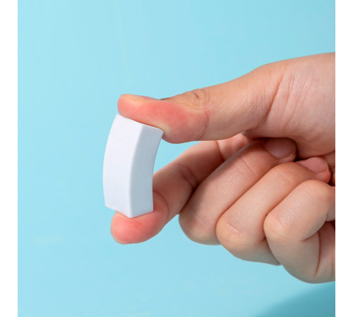 Ластик DELI " i Select", прямоугольный, белый (33х17х10 мм)