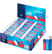Ластик DELI " i Select", прямоугольный, белый (33х17х10 мм)