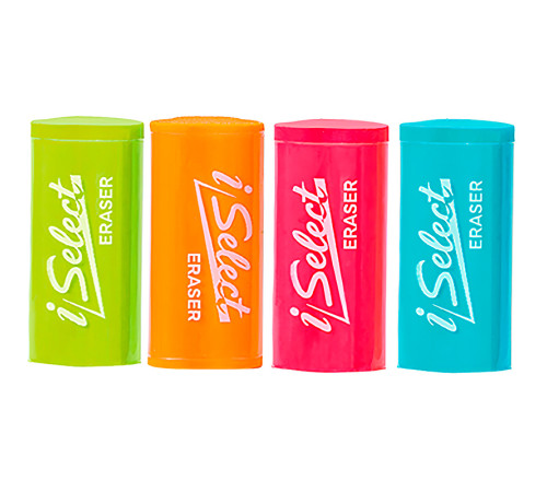 Ластик DELI " i Select", треугольный, ассорти (35х15х15 мм)